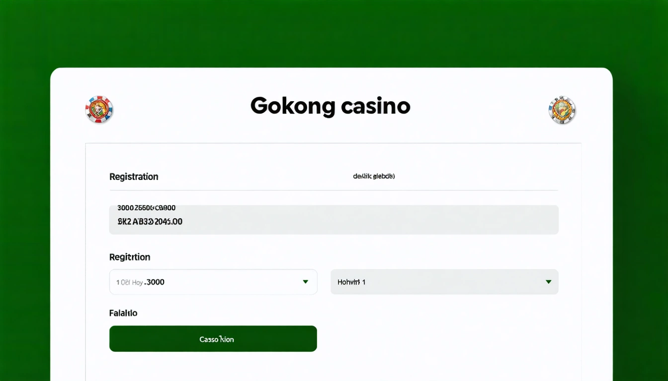 Gokong casino registration